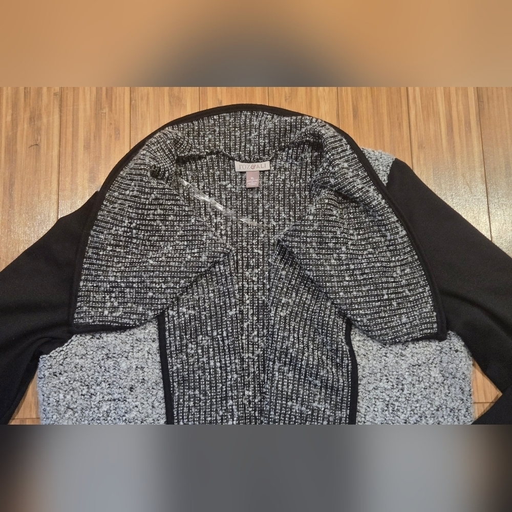 NWOT Roz & Ali Open Front Cardigan - Picture 5 of 8